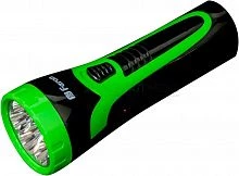 Фонарь аккумуляторный ручной  7LED 0.6W со встроенной вилкой для зарядки, зеленый, TL043 12958