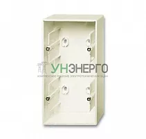 Коробка для открытого монтажа 2 поста Basic 55 сл. кость ABB 2CKA001799A0972