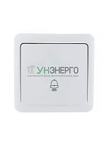 Кнопка звонка 1-кл. 1п ОП Viola 10А IP20 бел. LEZARD 751-0200-103