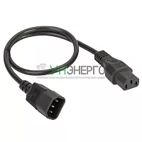 Кабель питания IEC320 C13 - IEC320 C14 5.0 м сечение 3х1.5кв.мм DKC R5CORD3450