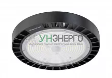 Светильник ДСП IB 10 S 150W VW 850 BK LED Highbay D298xH112мм 150Вт 5000К IP65 подвес черн. Русский Свет 16091023047