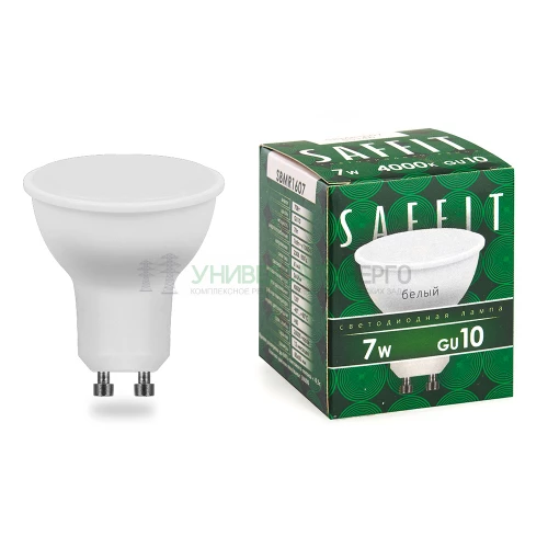 Лампа светодиодная SAFFIT SBMR1607 MR16 GU5.3 7W 4000K 55146