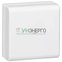 Коробка распределительная 110х110х50мм для мини-плинтусов DLPlus бел. Leg 030326