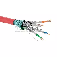 Кабель CAT 5е F/FTP нг(А)-FRHF (бухта 305м) красн. DKC RN5EFFA04RD