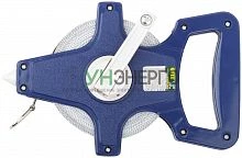 Рулетка землемерная 20м фибергласовая лента открытый корпус син. FIT 17620