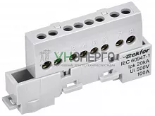 Шина L "фаза" изол. на универс. держ. 6х9-8-Ср TEKFOR IEK TF-NN10-08-KL-K03