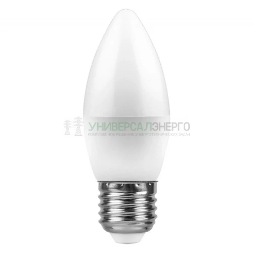 Лампа светодиодная Feron LB-97 Свеча E27 7W 2700K 25758 фото 2