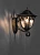 Светильник садово-парковый Feron PL4071 четырехгранный на стену вверх 60W E27 230V, черное золото 11483