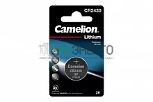 Элемент питания литиевый CR2430 BL-1 (блист.1шт) Camelion 3073 Элемент питания литиевый CR2430 BL-1 (блист.1шт) Camelion 3073