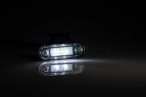 Фонарь габаритный белый LED с кронш и проводом 2х0.75 мм? FRISTOM FT-015 B+K LED фото 2