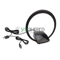 Антенна комнатная "Активная" с USB питанием для цифрового телевидения DVB-T2 Ring-51 Rexant 34-0723 Антенна комнатная "Активная" с USB питанием для цифрового телевидения DVB-T2 Ring-51 Rexant 34-0723
