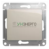 Переключатель проходной 1-кл. СП Glossa 10А IP20 (сх. 6) 10AX механизм молочн. SE GSL000961