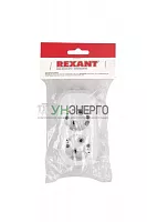 Колодка 2 гнезда с заземлением Rexant 11-8702