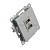 Розетка USB 2-местная (механизм), STEKKER GLS10-7115-03, 250B, 2.4А. серия Катрин, серебро 39588