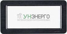 Рамка двойная для розетки LAVIN черн. ARVIA 21 25 4000 027 Рамка двойная для розетки LAVIN черн. ARVIA 21 25 4000 027