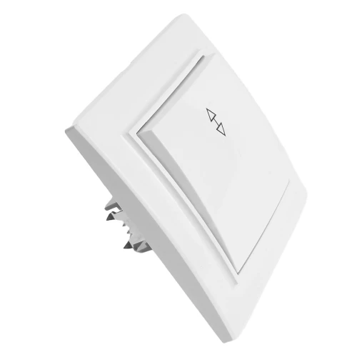 Переключатель 1-клавишный STEKKER  PSW10-9005-01, 250В, 10А, серия Эрна, белый 39617 фото 2