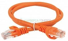 Патч-корд кат.6 UTP PVC 5м оранж. ITK PC07-C6U-5M