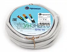 Кабель NUM-J 3х1.5 (бухта 5м) (шт) ПромЭл 13321360 Кабель NUM-J 3х1.5 (бухта 5м) (шт) ПромЭл 13321360