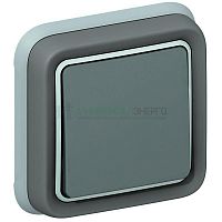 Переключатель проходной 1-кл. 1п СП Plexo 10А IP55 250В 10AX сер. Leg 069811