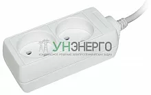 Удлинитель 2х5м без заземл. 10А IP20 У2 2P 250В 2х0.75 IEK WYP10-06-02-05-N