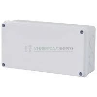 Коробка разветвительная STEKKER EBX31-04-65, 200*100*70 мм, 8 выбивных отверстий, IP65, светло-серая 39560