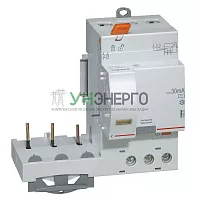 Блок дифференциальной защиты 3п 40А 30мА тип AC 3мод. DX3 Leg 410471