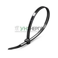 Хомут нейлоновый КСС MULTILOCK 4х250 черн. (уп.100шт) Fortisflex 102317 Хомут нейлоновый КСС MULTILOCK 4х250 черн. (уп.100шт) Fortisflex 102317