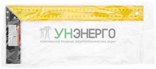 Угольник столярный 350мм желт. КУРС 19384 фото 2