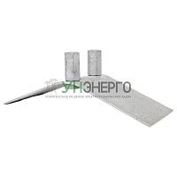 Крепление молниеприемника d16 на конек угол 130град. HZ EKF lp-04003-sp Крепление молниеприемника d16 на конек угол 130град. HZ EKF lp-04003-sp