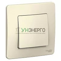 Выключатель 1-кл. СП Blanca 10А IP20 (сх. 1) 250В молочн. SE BLNVS010102