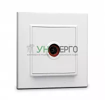 Розетка телевизионная проходная TV 1-м СП Karea IP20 6дБ бел. Makel 56001007