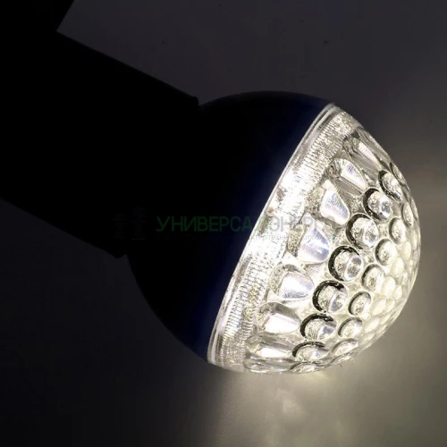 Лампа светодиодная 1Вт 9LED Шар d50 E27 тепл. бел. Neon-Night 405-216