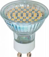 Лампа светодиодная, 44LED(3W) 230V GU10 6400K 44*50mm, LB-24 25164