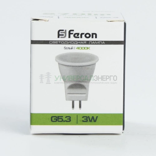 Лампа светодиодная Feron LB-271 MR11 G5.3 3W 4000K 25552 фото 6