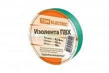 Изолента ПВХ 0.13*15мм Зеленая 10м TDM Изолента ПВХ 0.13*15мм Зеленая 10м TDM