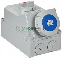Розетка с мех. блокировкой 63А-6ч 220В 2P+PE ССИ-833 IP67 IEK PSR11-063-3-5-67 Розетка с мех. блокировкой 63А-6ч 220В 2P+PE ССИ-833 IP67 IEK PSR11-063-3-5-67