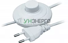 Шнур 61 600 NPS-FS01-170-2х0.5-WH 1.7м с выкл. бел. Navigator 61600