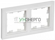 Рамка 2-м BRITE РУ-2-БрАБ арктич. бел. IEK BR-M22-K91 Рамка 2-м BRITE РУ-2-БрАБ арктич. бел. IEK BR-M22-K91