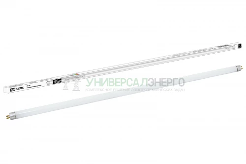 Лампа люминесцентная линейная двухцокольная ЛЛ-16/28Вт,T5/G5, 4000 К, длина 1163.2мм TDM