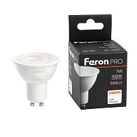 Лампа светодиодная Feron.PRO LB-1607 GU10 7W 175-265V 4000K 38183