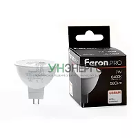 Лампа светодиодная Feron.PRO LB-1607 G5.3 7W 6400K 38181