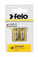Бита крестовая Industrial PZ 3х25 (блист.2шт) FELO 02103036 Бита крестовая Industrial PZ 3х25 (блист.2шт) FELO 02103036