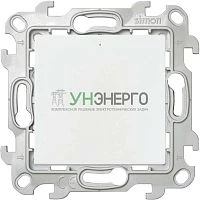 Переключатель 1-кл. 1п 2мод. СП Simon 24 10А IP20 с подсветкой механизм бел. Simon 2450204-030