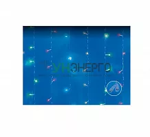 Занавес LED с эффектом мерцания ULD-C3020-240/TTK MULTI IP44 3х2м соед. 240 сдиодов разноцвет. свет провод прозр. Uniel UL-00007216