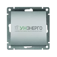 Выключатель 1-кл. СП Афина 10А IP20 механизм серебр. Universal A0021-S