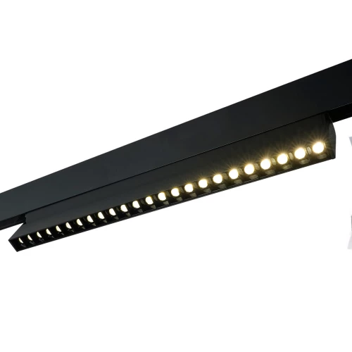 Светильник светодиодный Feron MGN301 трековый низковольтный 24W, 2160 Lm, 4000К, 30 градусов, черный серия LensFold 48720 фото 9