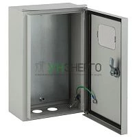Корпус металлический ЩРНг-М с окном IP55 (360х225х140) ЭРА Б0043767 Корпус металлический ЩРНг-М с окном IP55 (360х225х140) ЭРА Б0043767