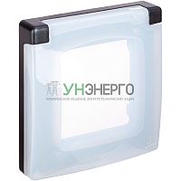 Рамка 1-м Inspiria IP44 с крышкой антрацит IEK 673923 Рамка 1-м Inspiria IP44 с крышкой антрацит IEK 673923