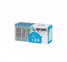 Элемент питания алкалиновый AAA/LR03 пластик. бокс (уп.24шт) КОСМОС KOCLR03_24BOX