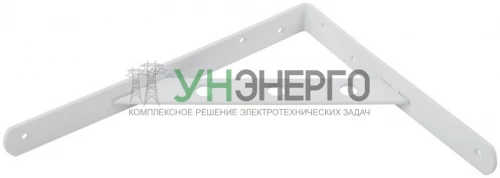 Уголок-кронштейн усиленный 250х200мм бел. КУРС 66105 фото 4